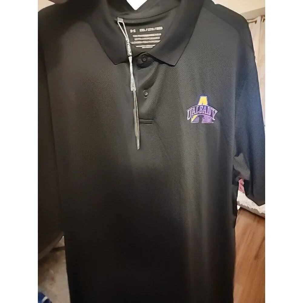 Under Armour University Of Albany‎ Performance Polo 2xl NWT Excellent CR6 Golf